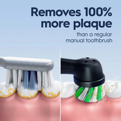 Pro 1000 Rechargeable Electric Toothbrush, Black