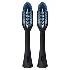Clic Toothbrush Replacement Brush Heads, Black, 2 Count