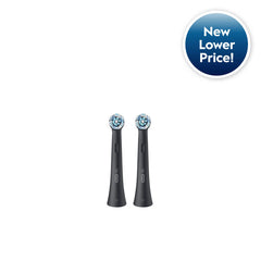 Oral-B iO Ultimate Clean Replacement Brush Heads, 2-Count, Black