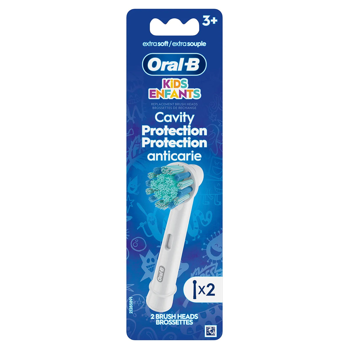 Kids Extra Soft Replacement Brush Heads, 2 count