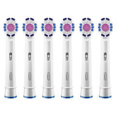 Oral-B 3D White Electric Toothbrush Replacement Brush Heads, 6 Count